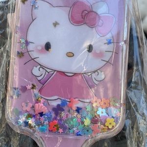 Hello Kitty Hair Comb with Paddle Air Cushion (Sequin Airbag) NEW